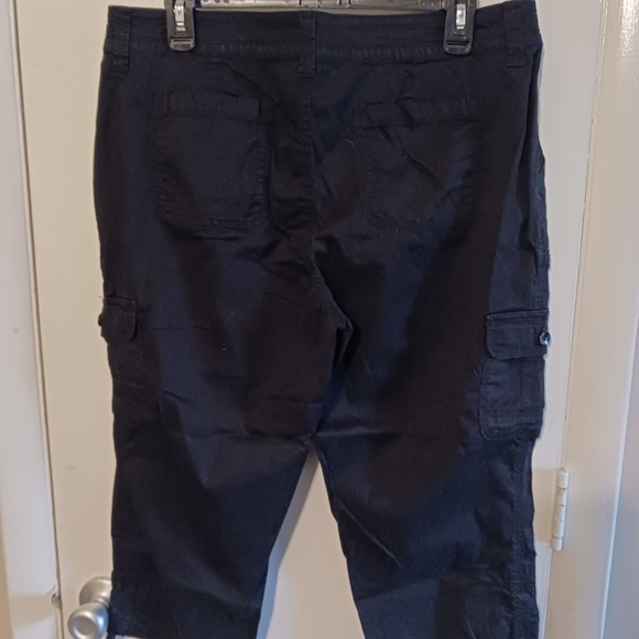 Faded Glory Black Capri Pants Sz 14 - Picture 9 of 14
